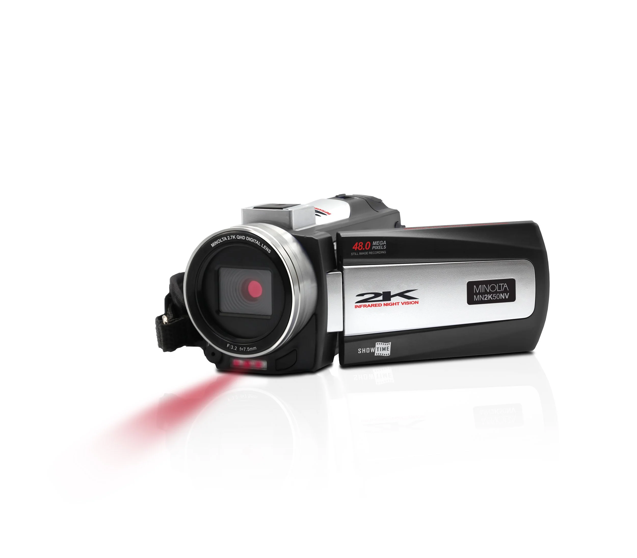 MN2K50NV - 2.7K Quad HD / 48MP IR Night Vision Camcorder — Minolta